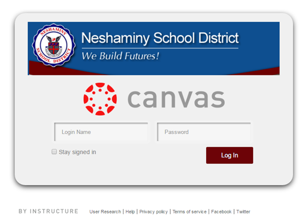 Canvas login