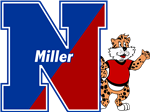 Walter Miller Elementary logo with Spike 