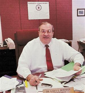 Dr. Gary L. Bowman in his office
